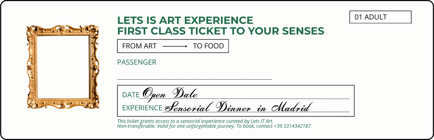 FIRST CLASS TICKET TO YOUR SENSES